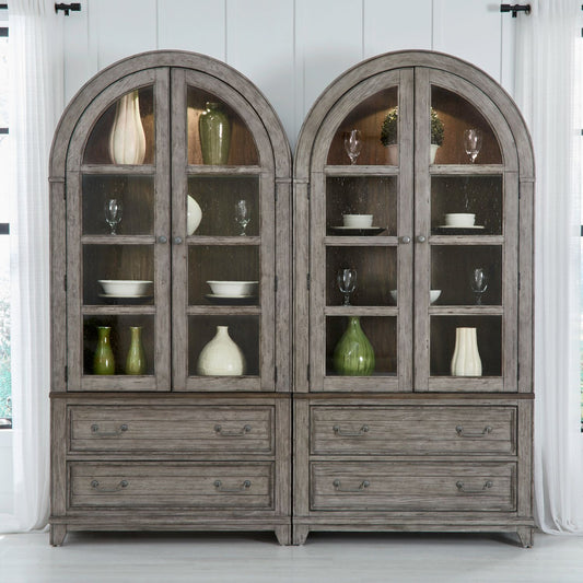 River Place - Bunching Curio (Set of 2) - Gray - Hornell Furniture Outlet