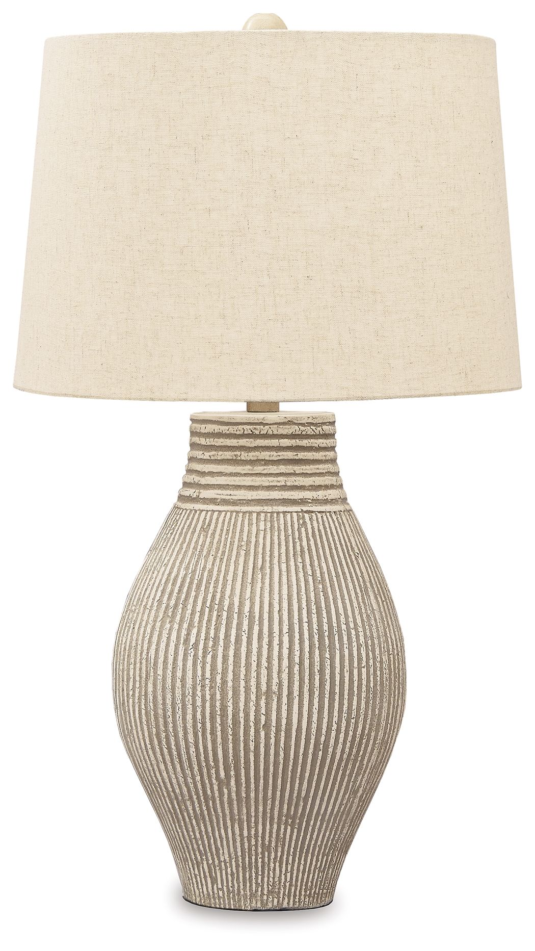Layal - Paper Table Lamp - Beige - Hornell Furniture Outlet
