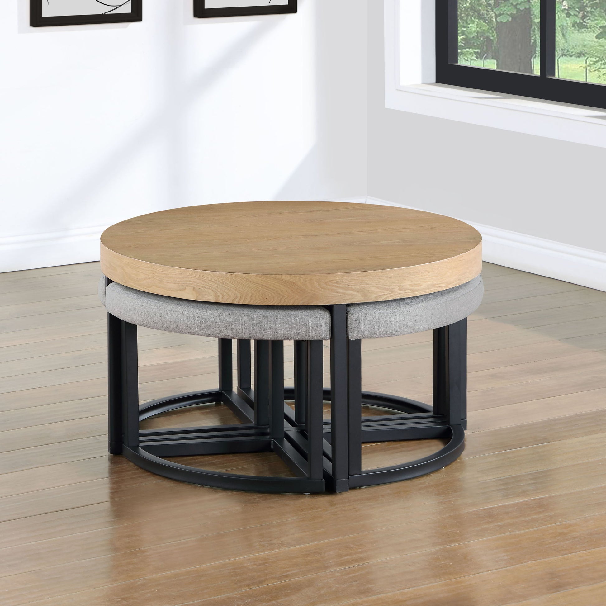 Magnolia - Nesting Table - Light Brown - Hornell Furniture Outlet