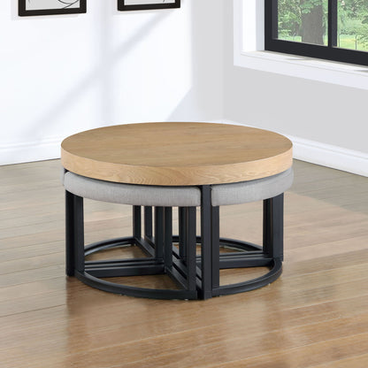 Magnolia - Nesting Table - Light Brown - Hornell Furniture Outlet