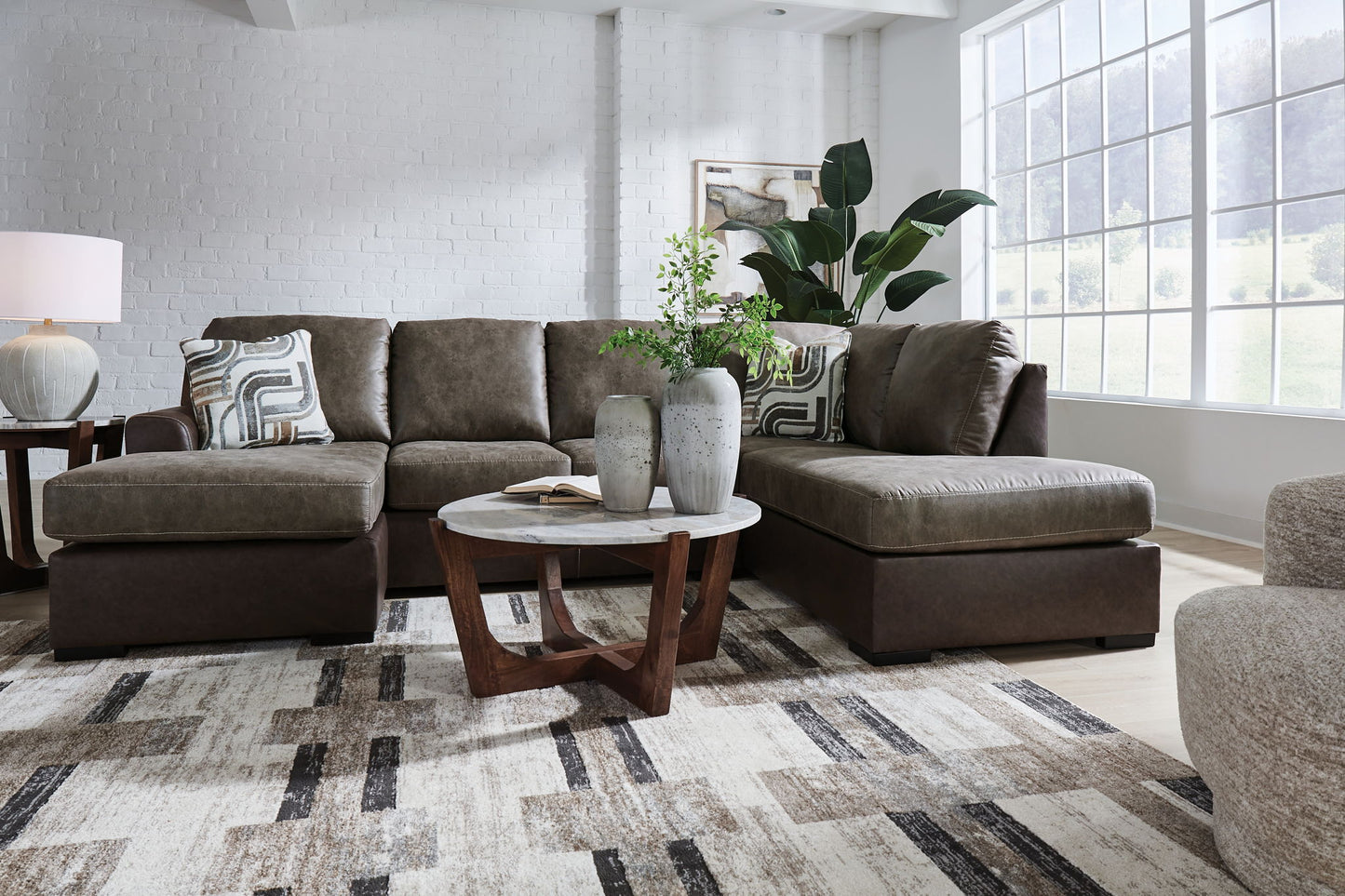 Castille Way - Sectional - Hornell Furniture Outlet