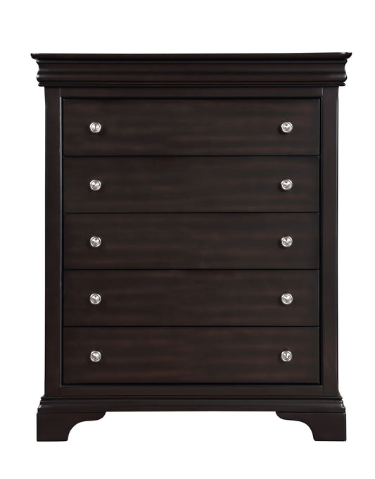 Dominique - Chest - Dark Brown - Hornell Furniture Outlet