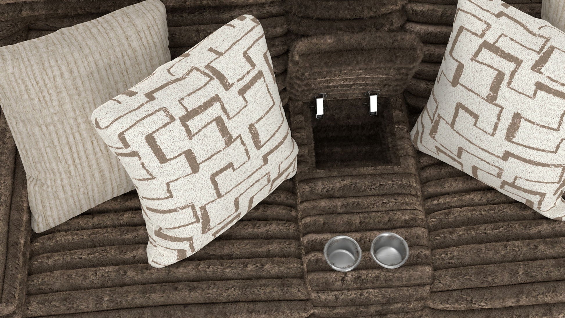 Lynx - Power Reclining Console Loveseat With Zero Gravity - Hornell Furniture Outlet