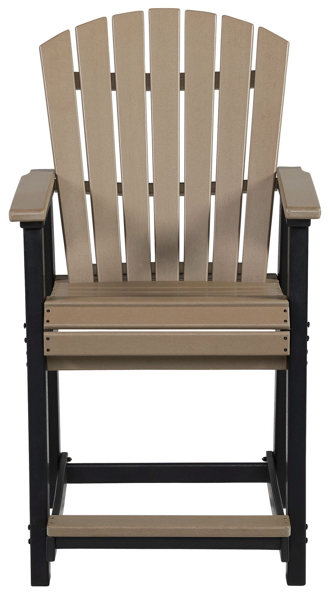 Fairen Trail - Black / Driftwood - Barstool (Set of 2) - Hornell Furniture Outlet