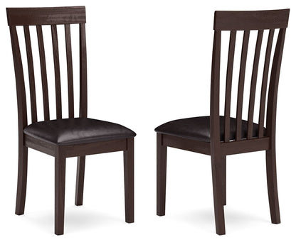Hammis - Dining UPH Side Chair (Set of 2) - Dark Brown - Hornell Furniture Outlet