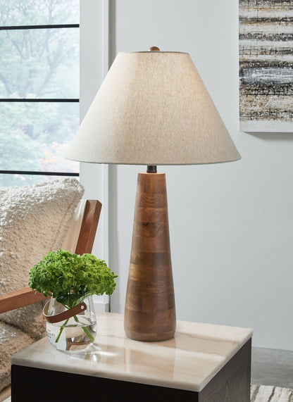 Danset - Wood Lamp - Hornell Furniture Outlet