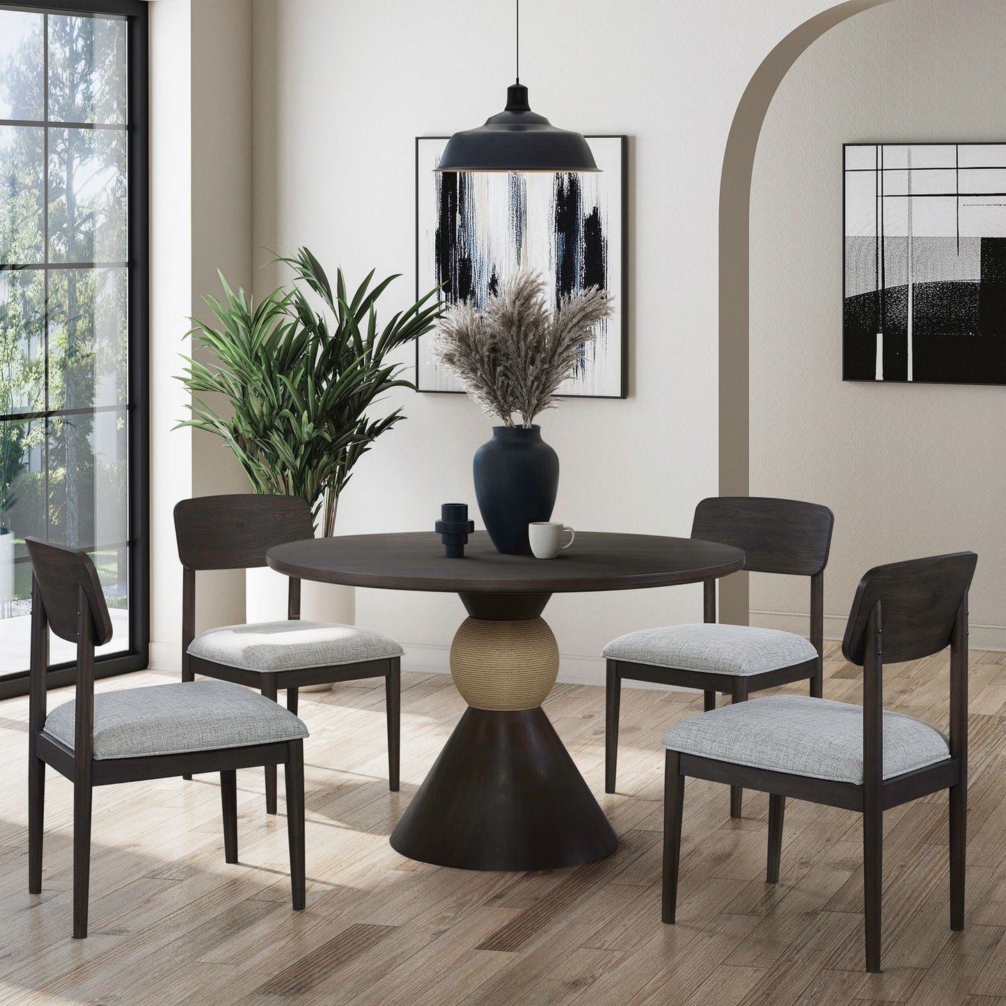 Briarcrest - 48" Round Table Set - Hornell Furniture Outlet