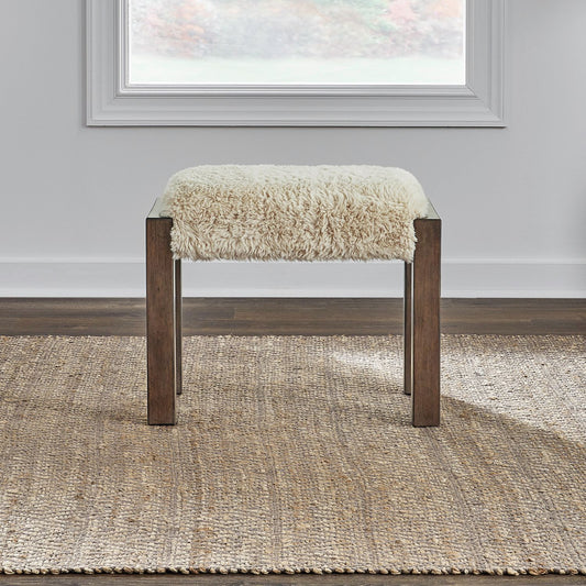 Broadmore - Upholstered Console Stool - Brown - Hornell Furniture Outlet