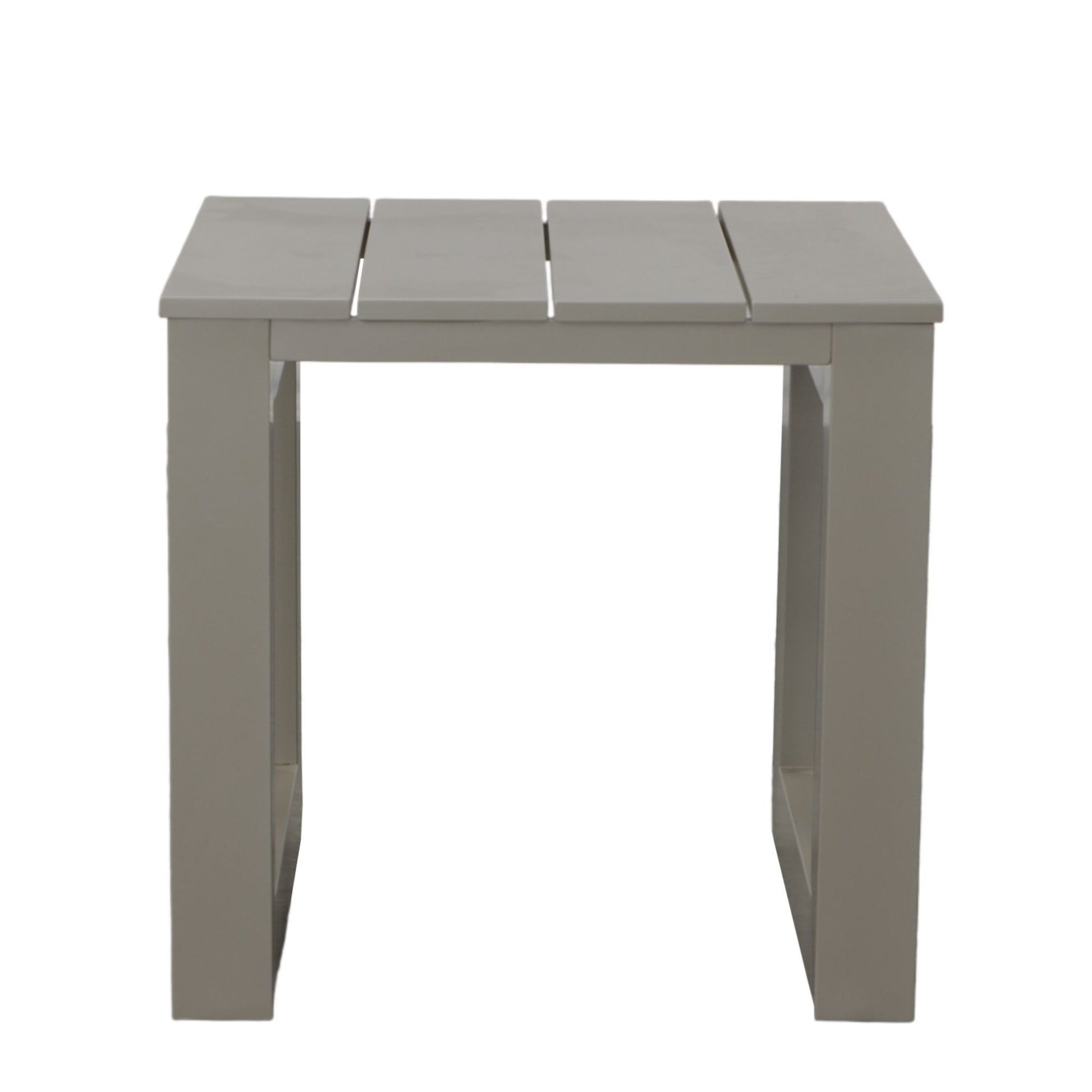 Dalilah - Patio Square End Table - Gray - Hornell Furniture Outlet