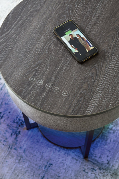 Sethlen - Gray / Black - Accent Table - Hornell Furniture Outlet