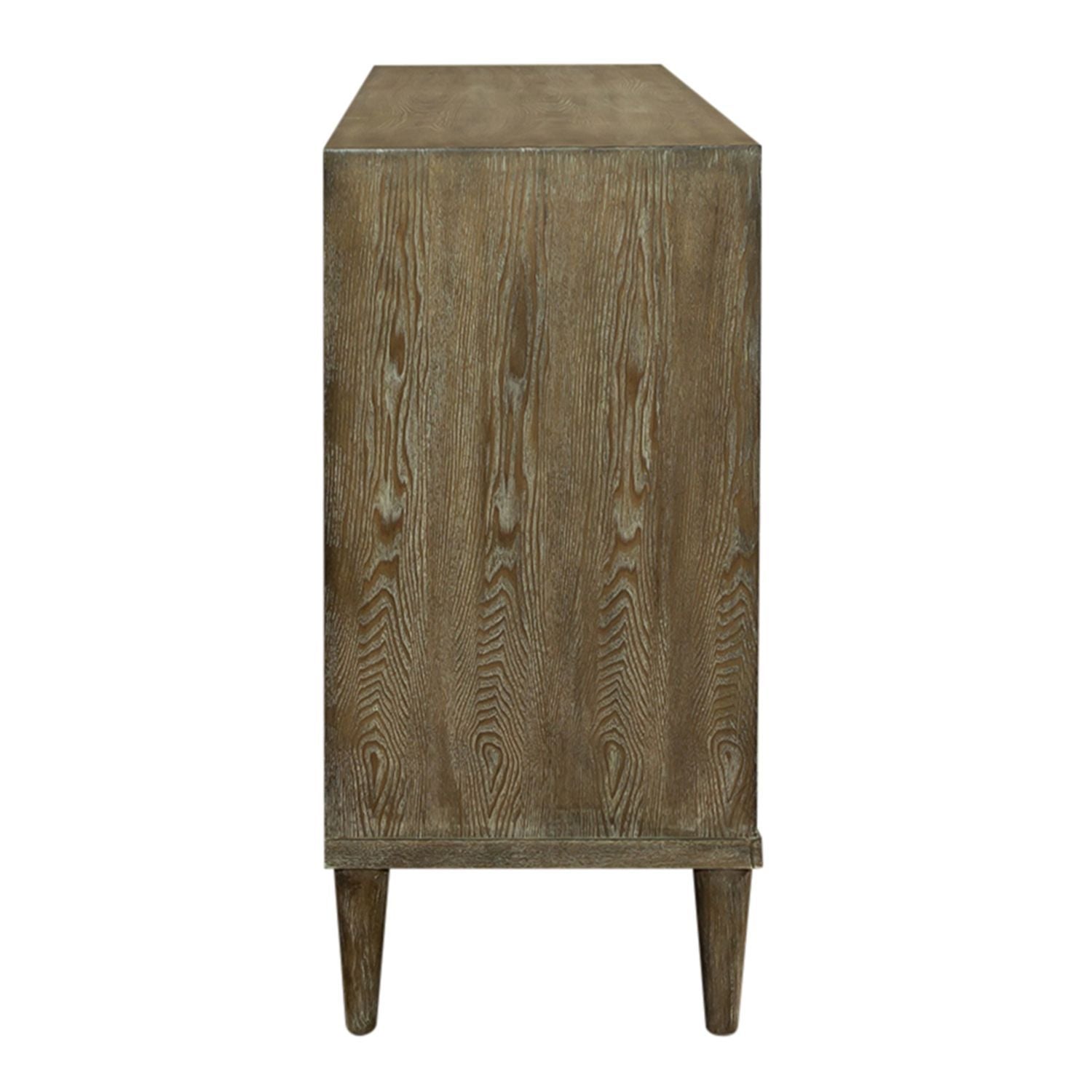 Devonshire - 4 Door Accent Cabinet - Light Brown - Hornell Furniture Outlet
