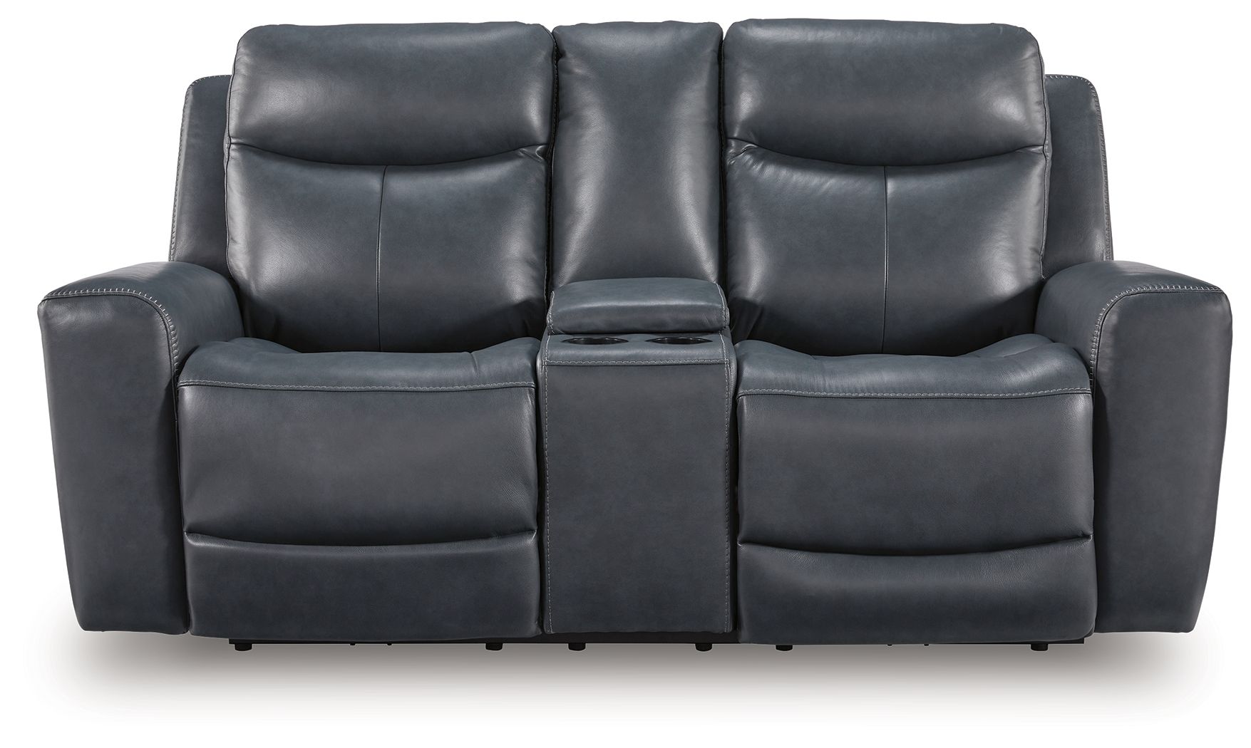 Next Move - Power Reclining Loveseat With Console / Adjustable Headrest - Hornell Furniture Outlet