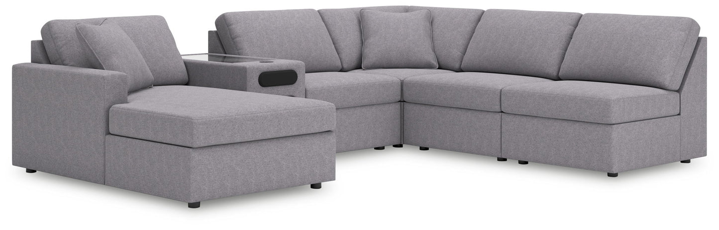 Modmax - Granite - Sectional - Hornell Furniture Outlet