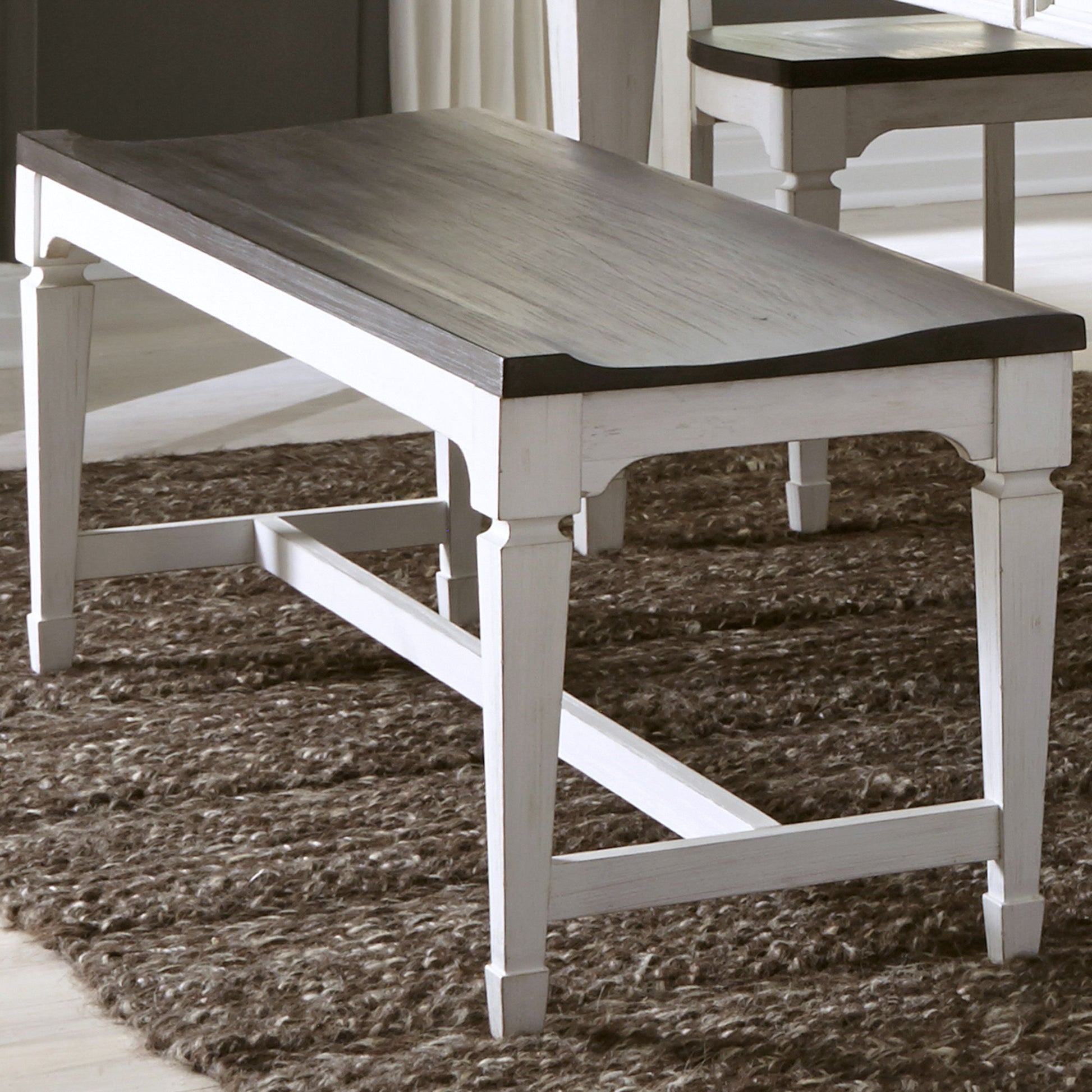 Allyson Park - Wood Seat Bench - Hornell Furniture Outlet