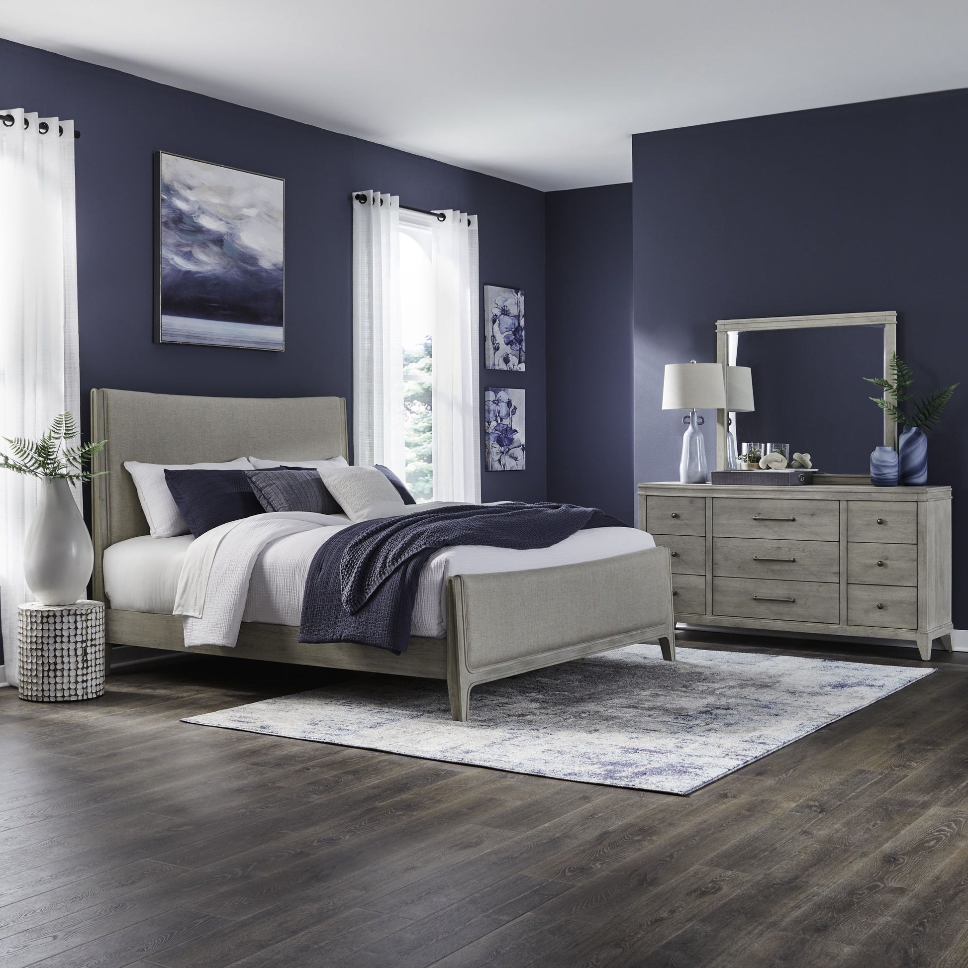 New Haven - Upholstered Bedroom Set - Hornell Furniture Outlet
