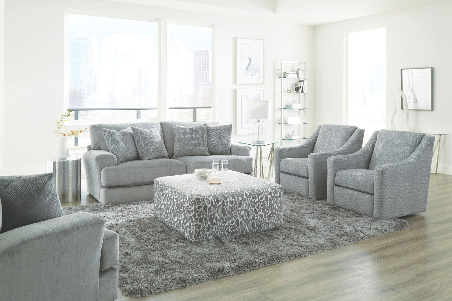 Lamar - Cocktail Ottoman - Hornell Furniture Outlet