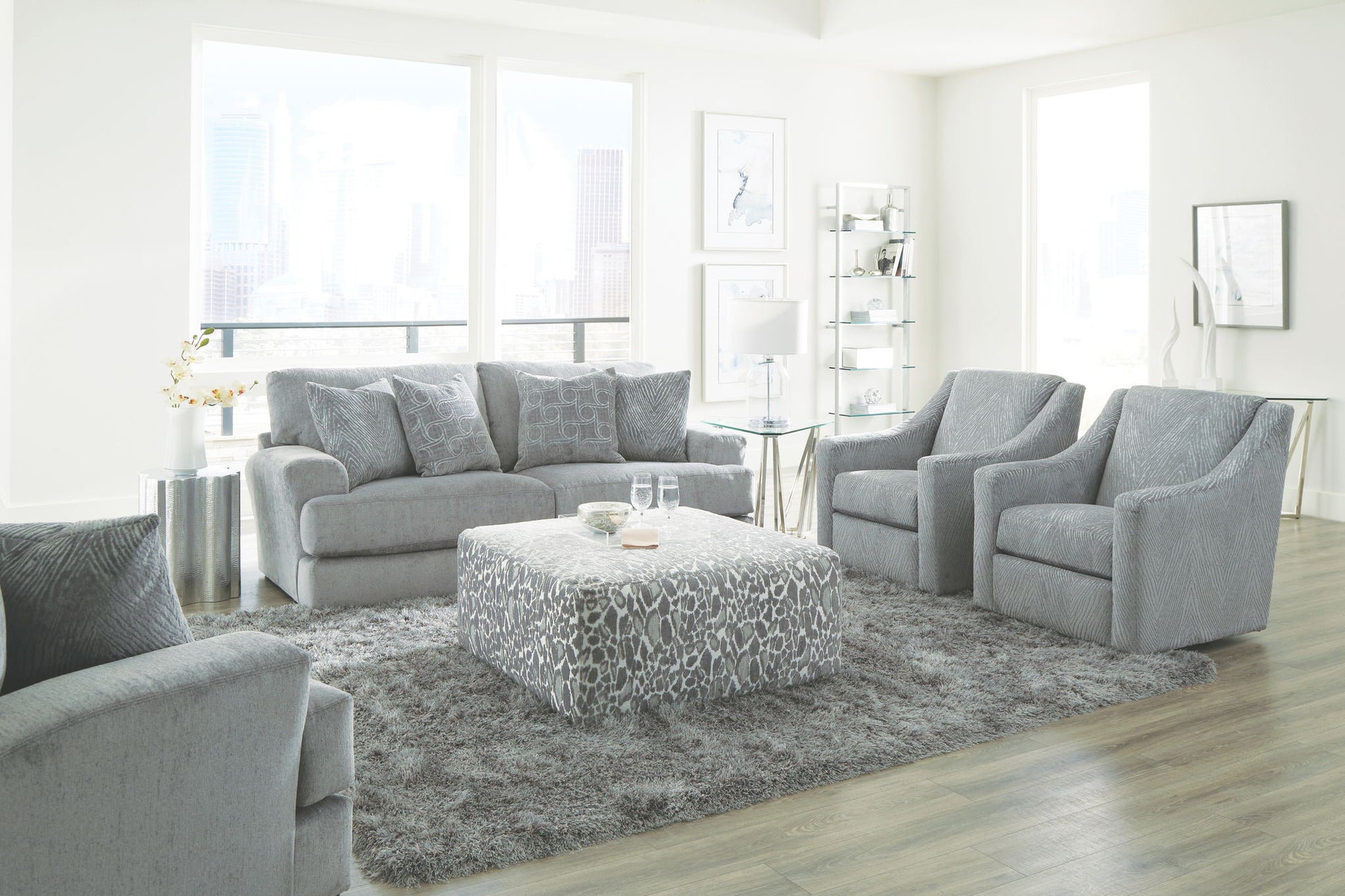 Lamar - Cocktail Ottoman - Hornell Furniture Outlet