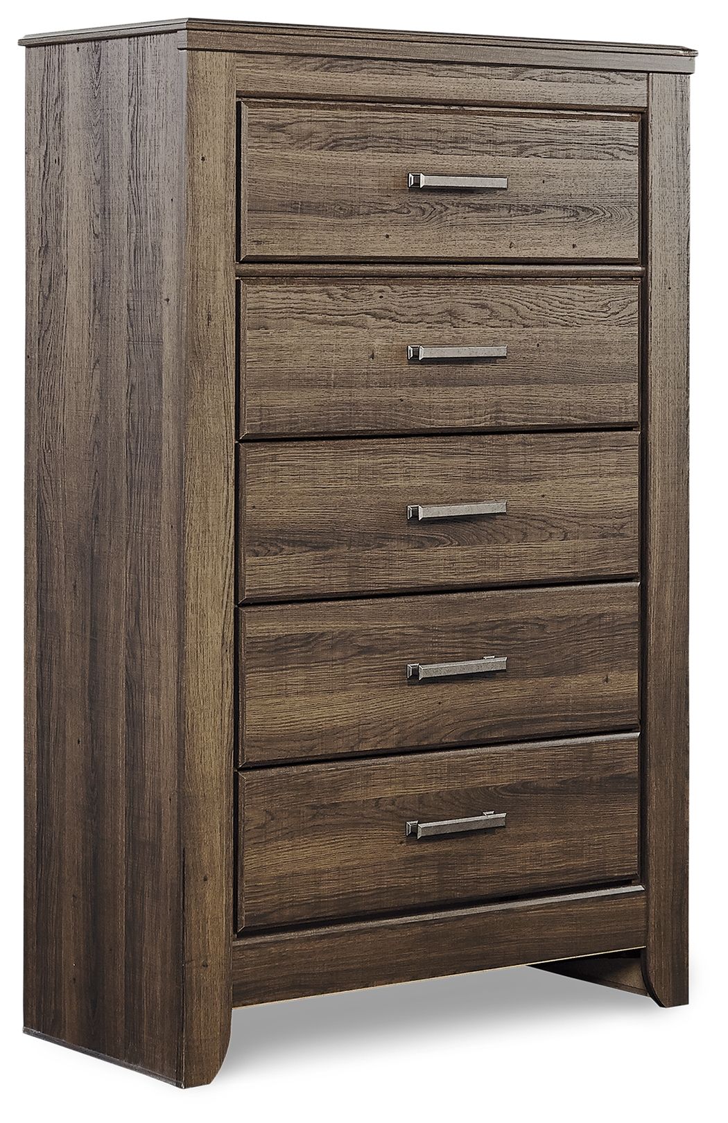 Juararo - Dark Brown - Five Drawer Chest - Hornell Furniture Outlet