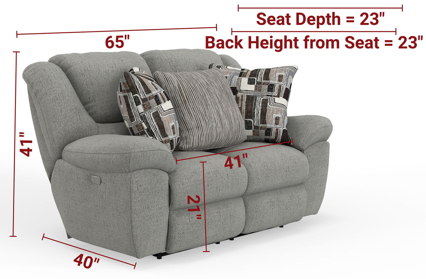 Trifecta - Reclining Loveseat - Hornell Furniture Outlet