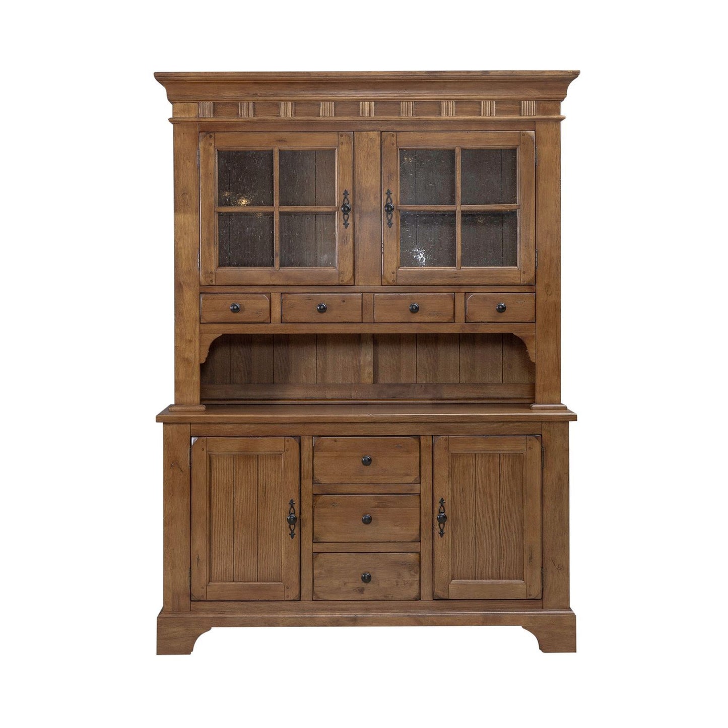 Treasures - Hutch & Buffet - Light Brown - Hornell Furniture Outlet