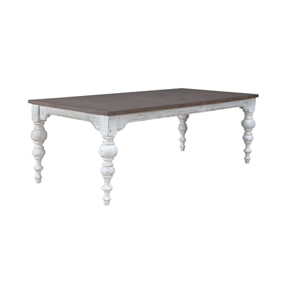 River Place - Rectangular Leg Table - White - Hornell Furniture Outlet