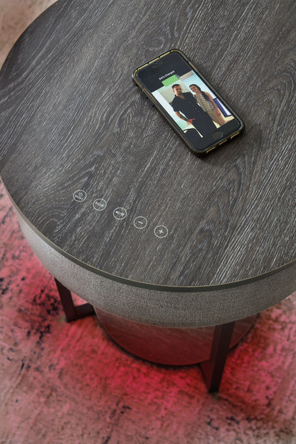 Sethlen - Gray / Black - Accent Table - Hornell Furniture Outlet