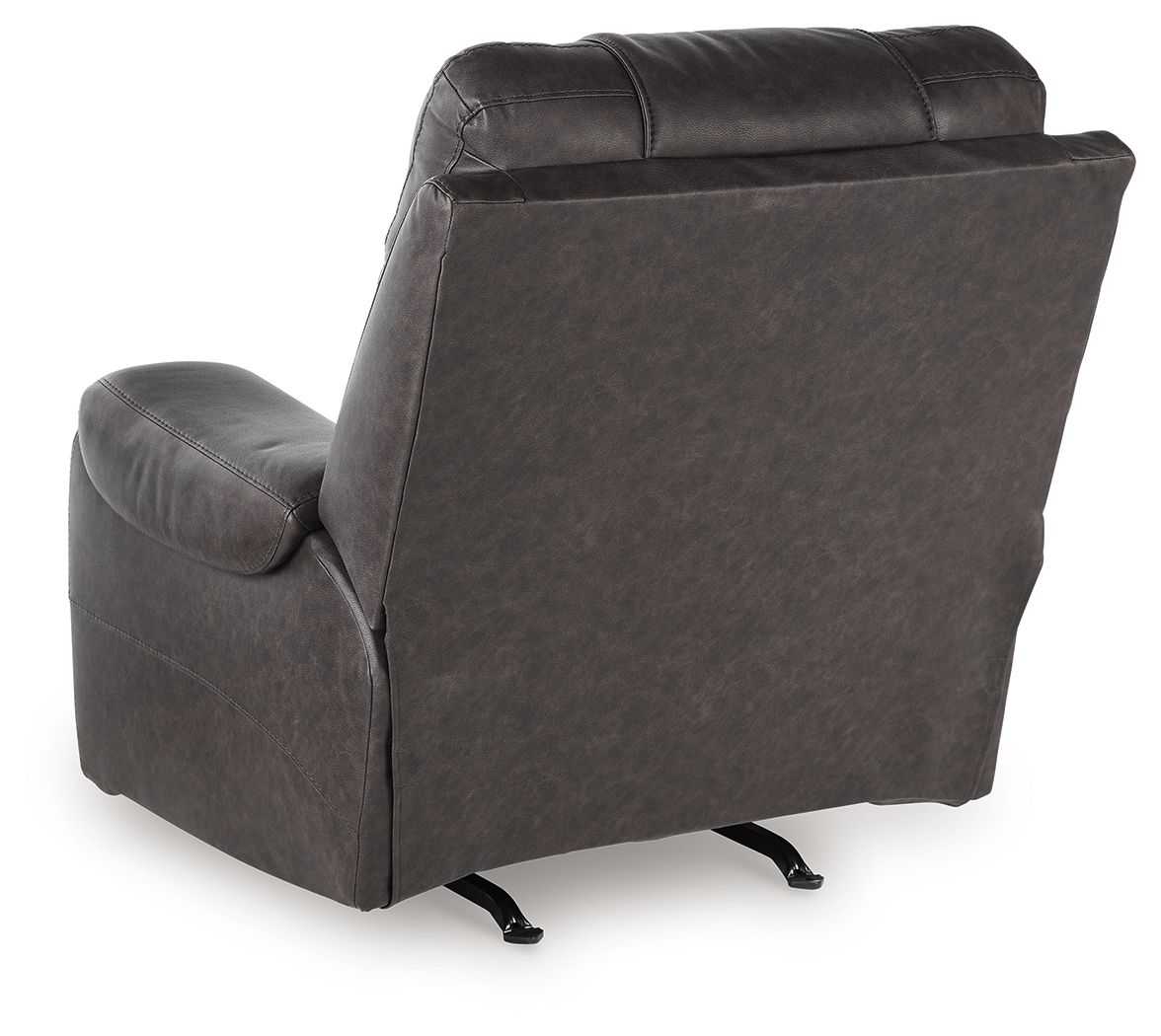 Femley - Smoke - Rocker Recliner - Hornell Furniture Outlet