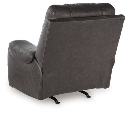 Femley - Smoke - Rocker Recliner - Hornell Furniture Outlet