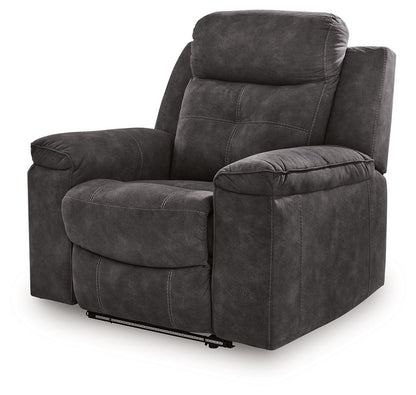 Brysonview - Zero Wall Recliner - Charcoal - Hornell Furniture Outlet