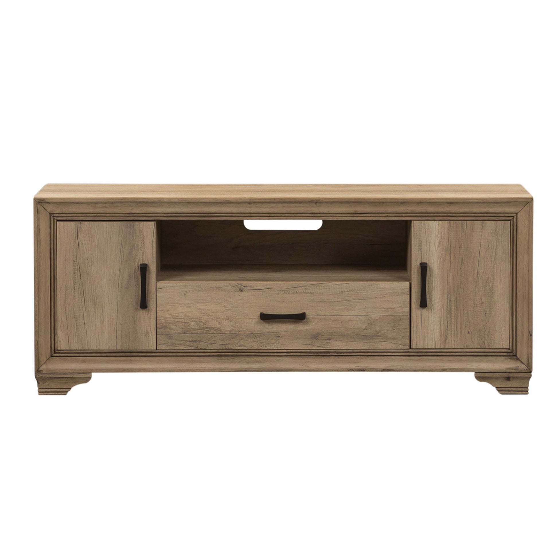Sun Valley - 60" TV Console - Light Brown - Hornell Furniture Outlet