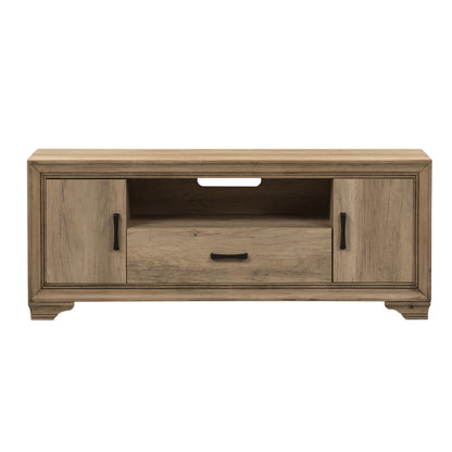 Sun Valley - 60" TV Console - Light Brown - Hornell Furniture Outlet