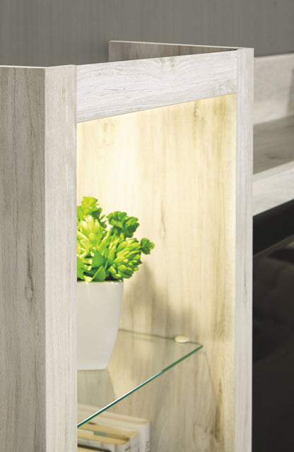 Bellaby - Whitewash - Pier - 2 Drawers - Hornell Furniture Outlet