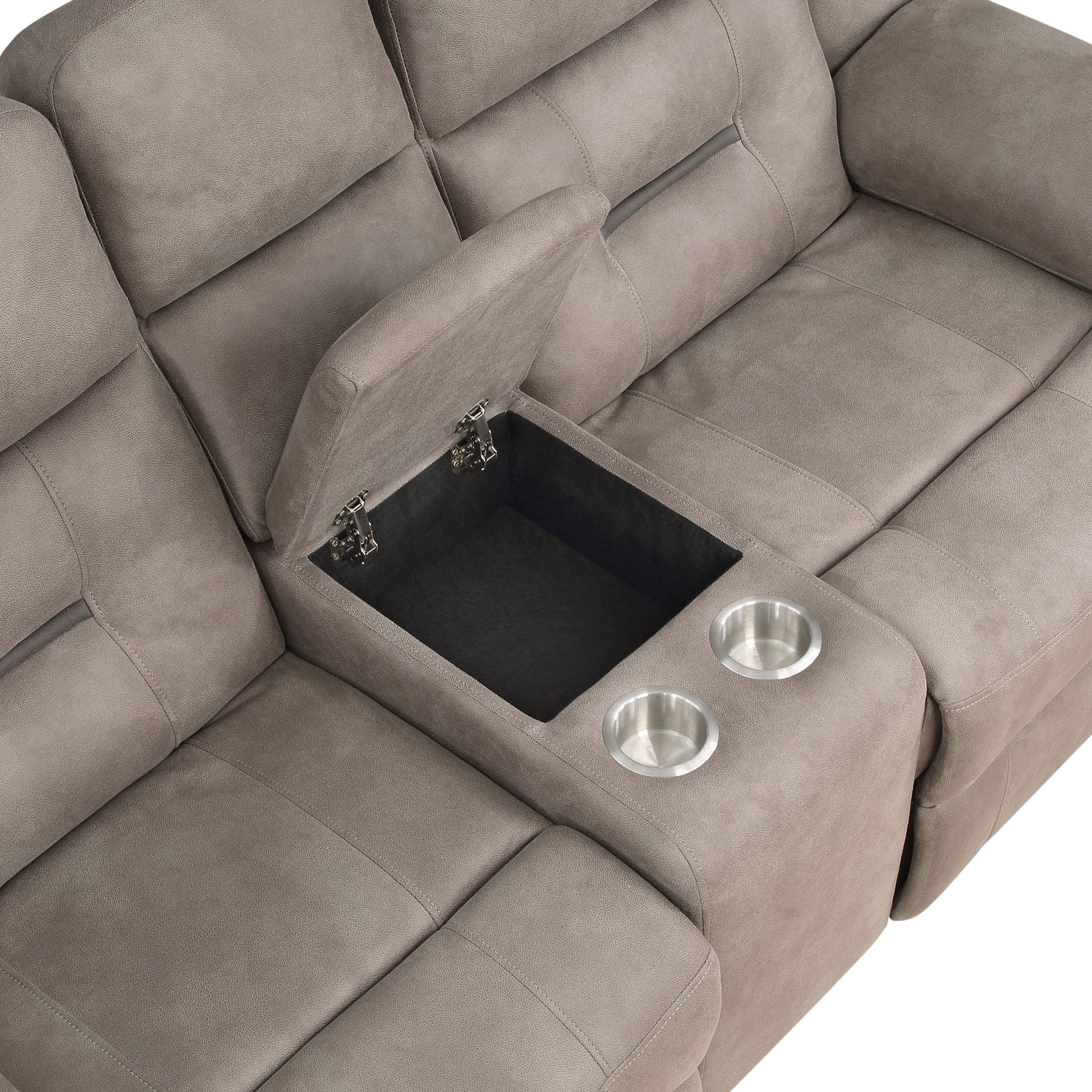 Abilene - 3 Piece Upholstery Living Room Set - Tan - Hornell Furniture Outlet