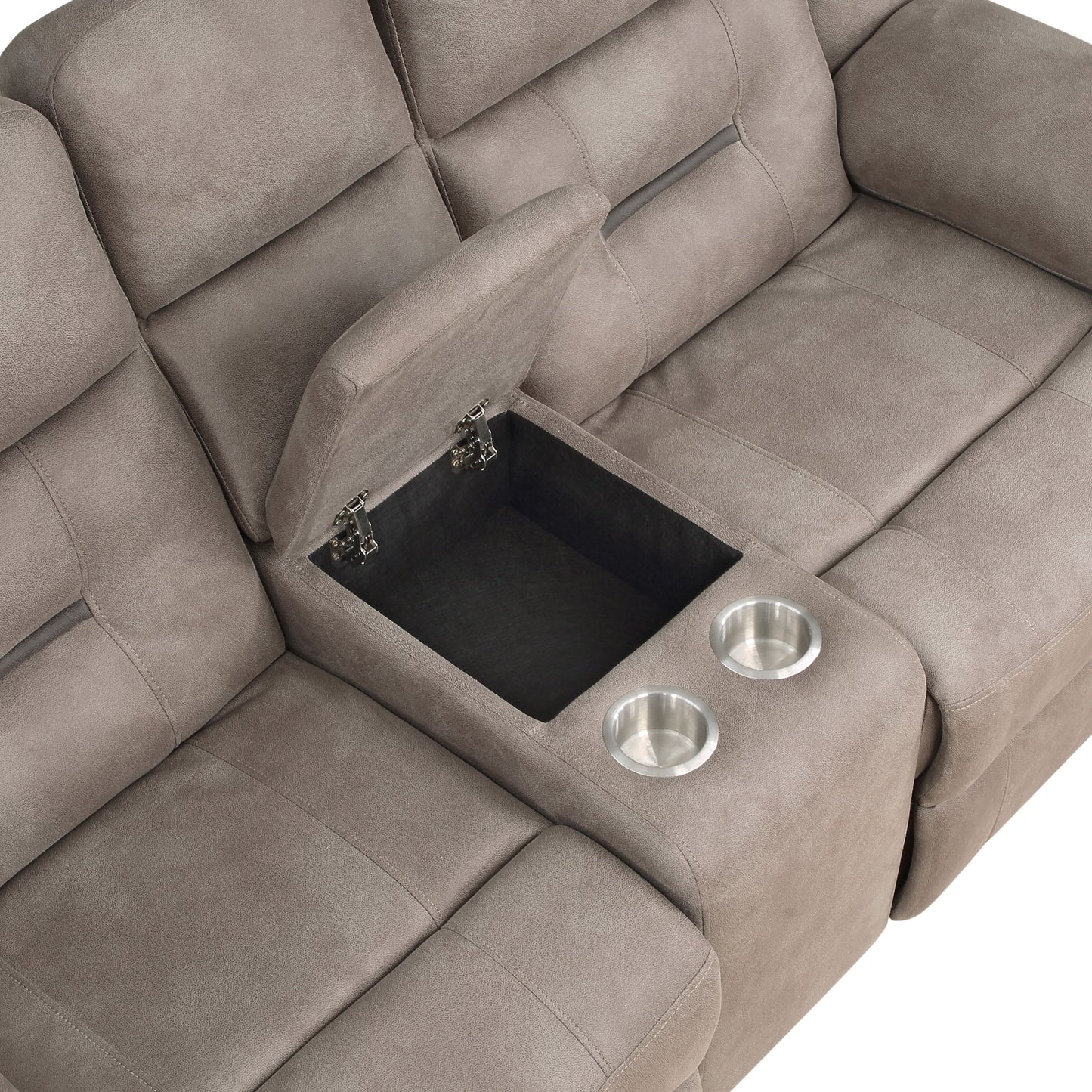 Abilene - Sofa & Loveseat - Brown - Hornell Furniture Outlet