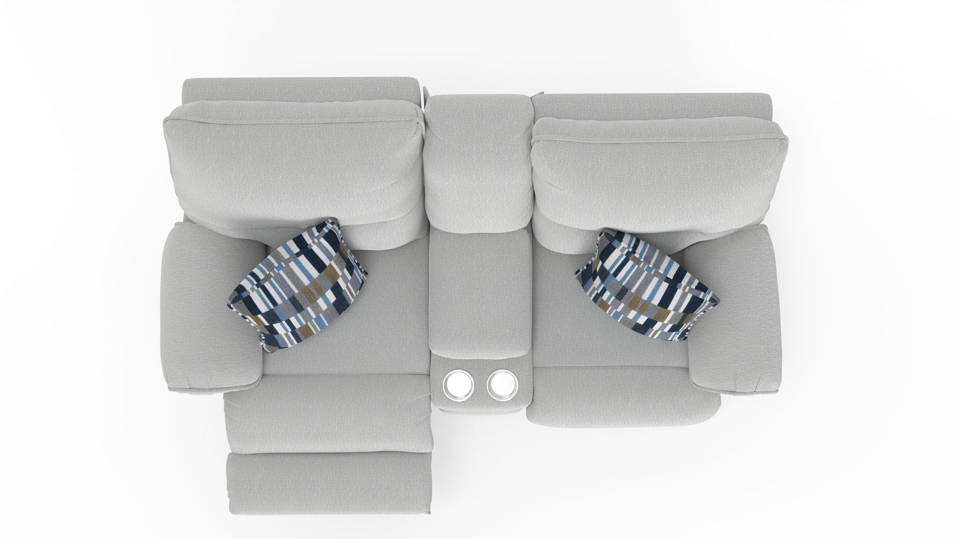Lenny - Power Lay Flat Reclining Console Loveseat - Hornell Furniture Outlet
