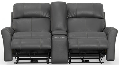 Fredda - Power Recliner Console Loveseat - Hornell Furniture Outlet