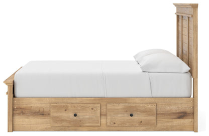 Makidern - Panel Storage Bed With 2 Under Bed Storage Units - Hornell Furniture Outlet