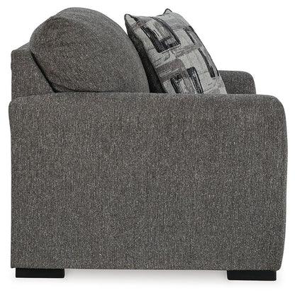 Gardiner - 2 Pc. - Chair And A Half, Ottoman - Pewter - Hornell Furniture Outlet