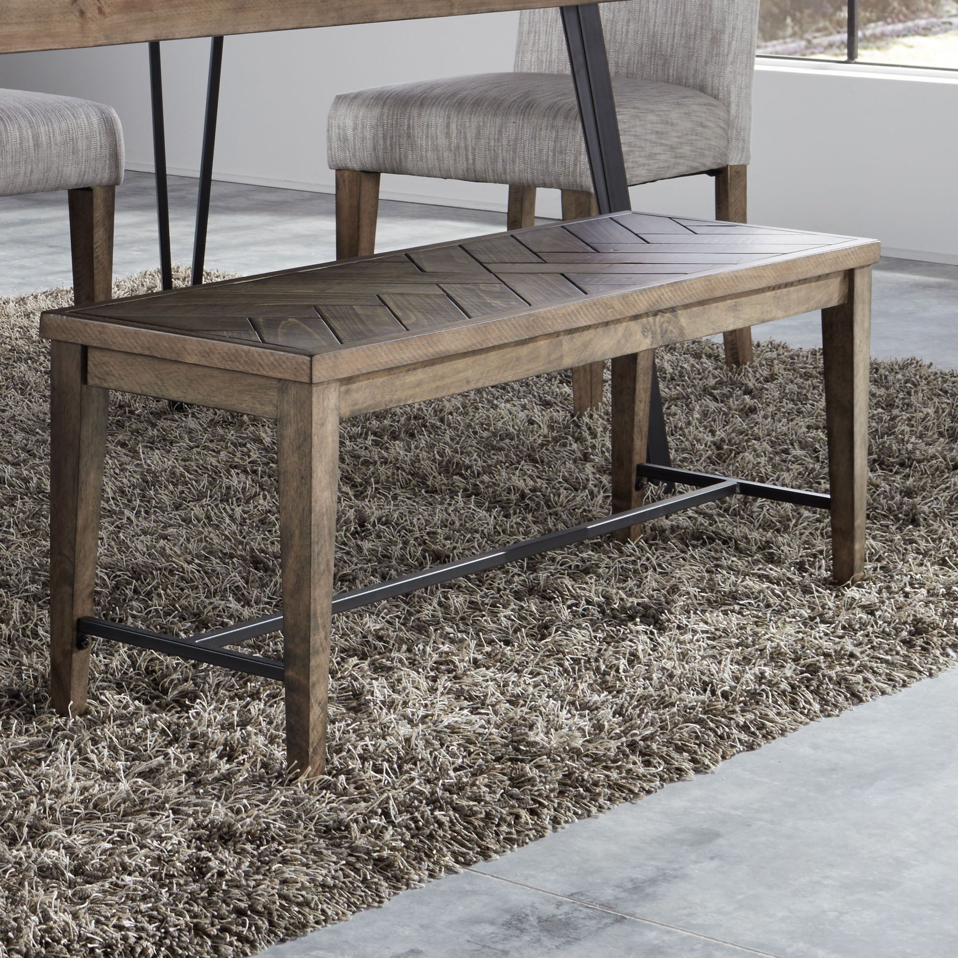 Horizons - Bench - Light Brown - Hornell Furniture Outlet