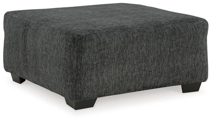 Biddeford - Shadow - Oversized Accent Ottoman - Hornell Furniture Outlet