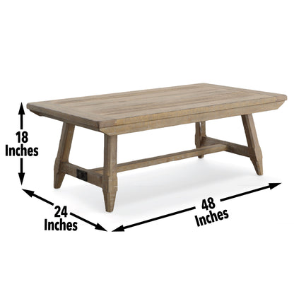 Riverdale - Coffee Table - Brown - Hornell Furniture Outlet