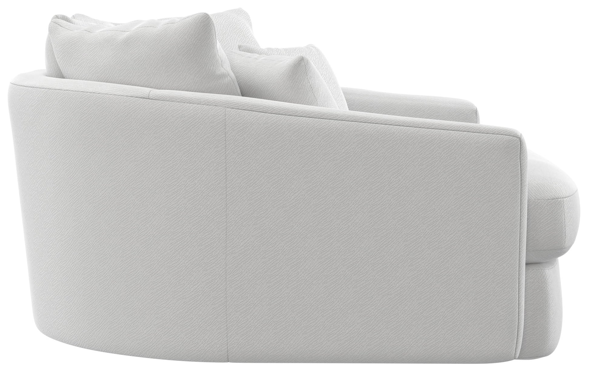 Matty - Round Accent Cuddle Chaise - Hornell Furniture Outlet