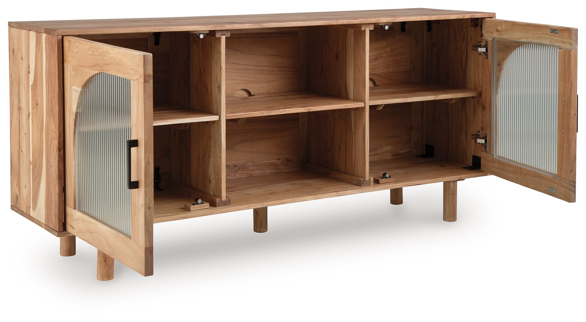 Adway - Natural Brown - Accent Cabinet - Hornell Furniture Outlet