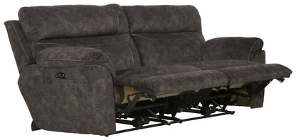 Sedona - Power Headrest Lay Flat Reclining Sofa - Hornell Furniture Outlet