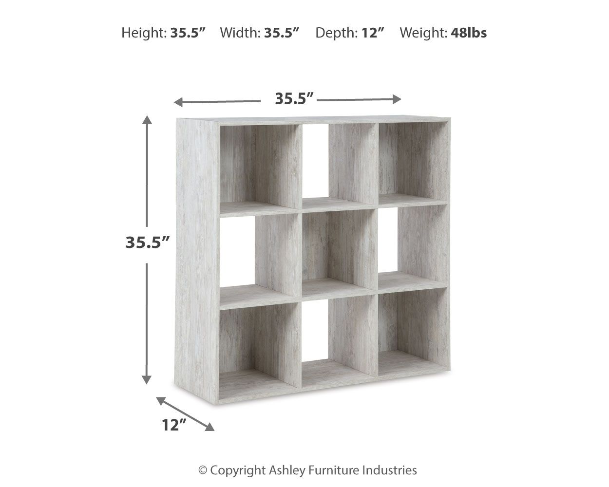 Paxberry - Four Cube Organizer - Hornell Furniture Outlet