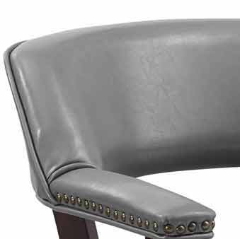 Tournament - Arm Chair With Casters - Hornell Furniture Outlet