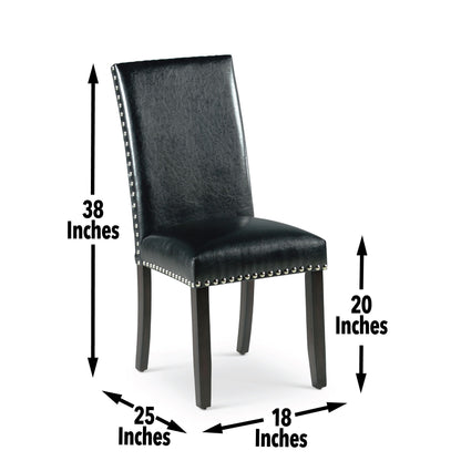 Heather - 6 Piece Dining Set - Black - Hornell Furniture Outlet