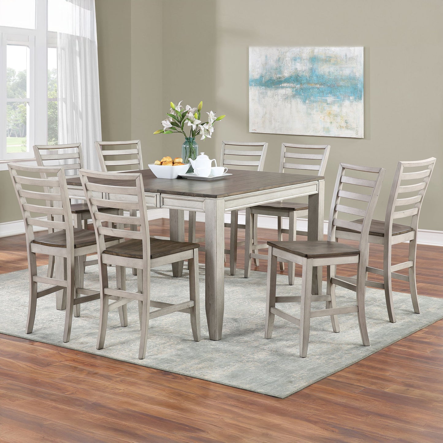 Abacus - Counter Dining Set - Hornell Furniture Outlet