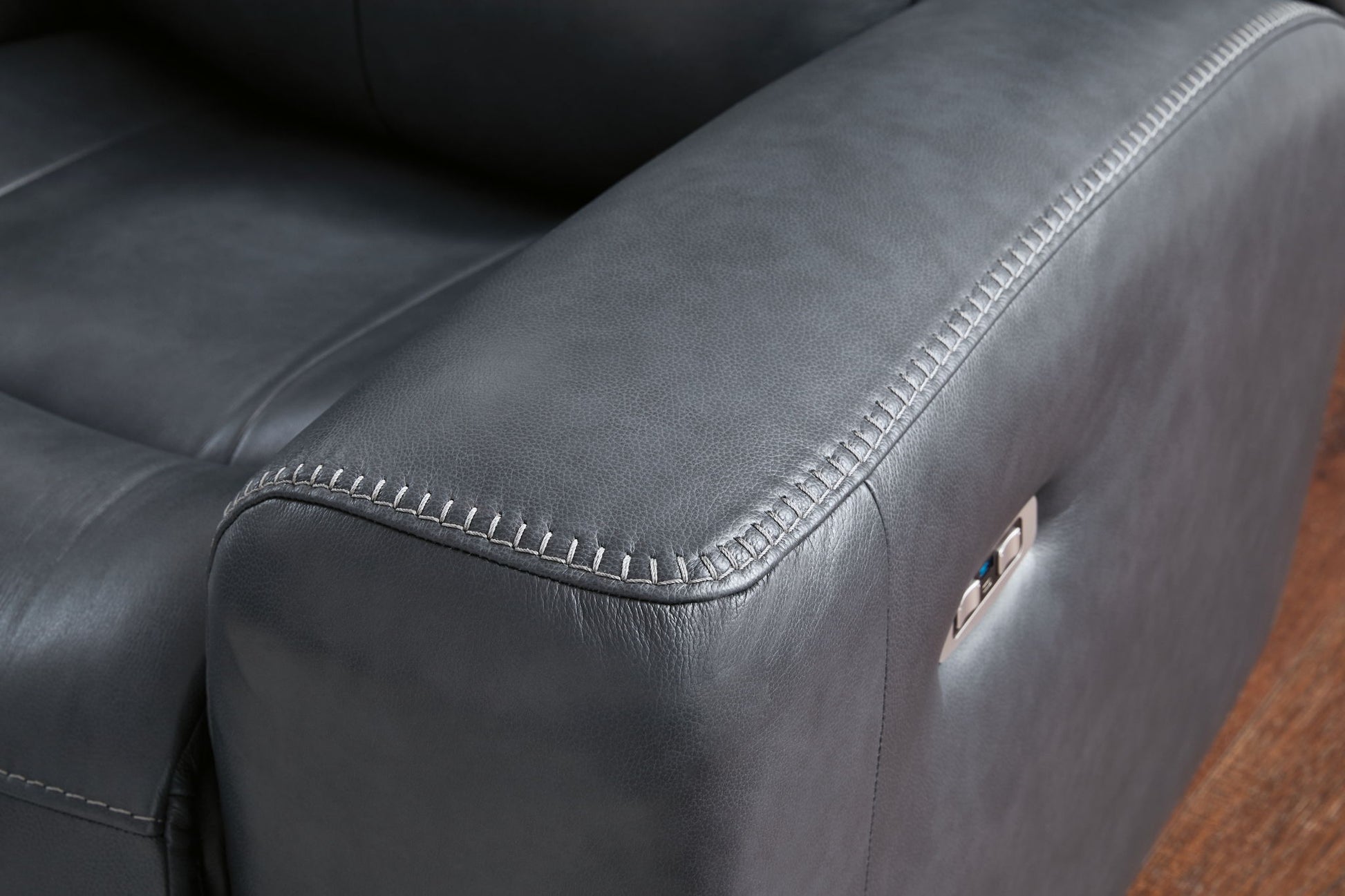 Next Move - Power Reclining Sofa With Adjustable Headrest - Hornell Furniture Outlet