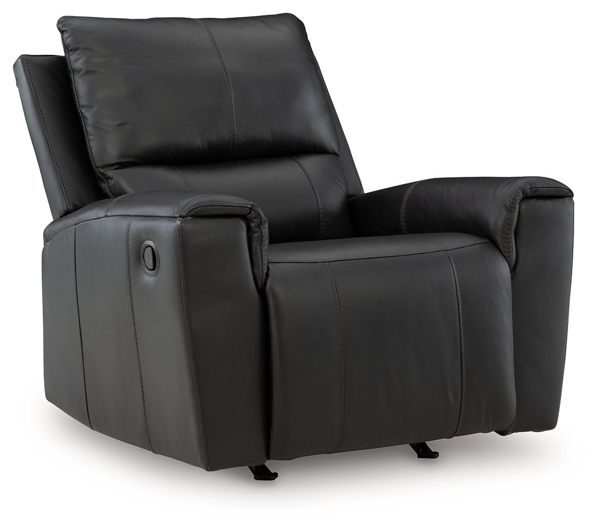 Glossmore - Black - Rocker Recliner - Hornell Furniture Outlet